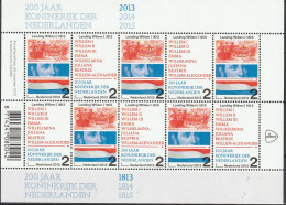 Nederland 2013, Postfris MNH, NVPH V3133-34, 200 Years Of Kingdom, Landing Of Willem I - Unused Stamps