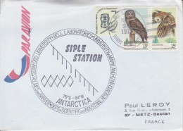 Antarctique, Lettre Obl. US Navy MCM Le 24 Nov 78 + Cachet Antarctica Siple Station - Brieven En Documenten