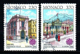 Monaco - 1990 - Europa - Bâtiments Postaux - N° 1724/1725 - Oblitéré - Used - Oblitérés