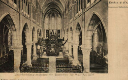 ESCH-SUR-ALZETTE - Inneres Der Kathedrale - Ausschmückung Anlässlich Der Trauerfeier Für Papst Leo XIII. - Esch-sur-Alzette