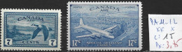 CANADA PA 11 & 12 ** & * Côte 15 € - Posta Aerea