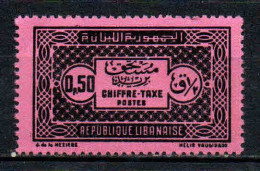 Grand Liban - 1931 - Tb Taxe 29   - Neufs * - MLH - Portomarken