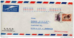 Sudafrica - South Africa - Lettera Busta Letter Cover Briefe - From South Africa To Germany (anni '50 - From'50s) - FDC