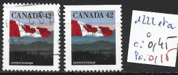 CANADA 1222-1222a Oblitérés Côte 0.45 € - Oblitérés