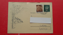 Troyer.Sent From Vaduz To Ljubljana - Storia Postale