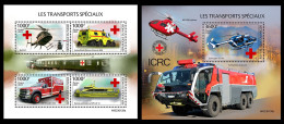 NIger  2023 Special Transport. Helicopters.  (128) OFFICIAL ISSUE - Hélicoptères