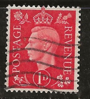 Grande-Bretagne 1937-1947 N° Y&T :  210b (fil.K Renversé) Obl. - Used Stamps