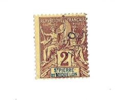 Type Groupe.2 Centimes. - Used Stamps