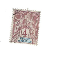 Type Groupe.4 Centimes. - Used Stamps