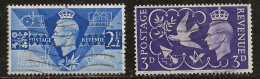 Grande-Bretagne 1946 N° Y&T :  235 Et 236 Obl. - Gebraucht