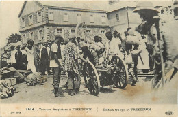 Pays Div-ref DD626- Sierra Leone - 1914- Troupes Anglaises A Freetown - British Troops At Freetown /-a Circulé En 1914- - Sierra Leone