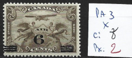 CANADA PA 3 * Côte 8 € - Airmail