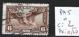 CANADA PA 5 Oblitéré Côte 2 € - Airmail