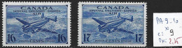 CANADA PA 9-10 * Côte 9 € - Airmail