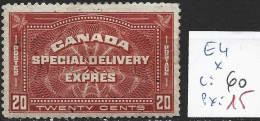 CANADA EXPRES 4 * Côte 60 € - Eilbriefmarken