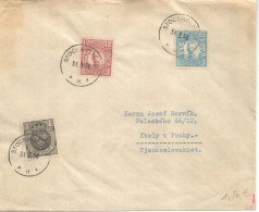 SUECOA STOCKHOLM 1958 A KBELY PRAHY CHECOSLOVAQUIA - Cartas & Documentos