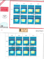 0055d: Österreich 1988, Hologramm- Kleinbogen, Einmal Auf FDC Und Einmal Lose Gestempelt - Ologrammi