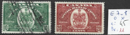 CANADA EXPRES 7-8 Oblitéré & * Côte 45 € - Eilbriefmarken