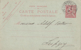 Levant Entier Postal Privé Constantinople Galata Pour L'Allemagne 1913 - Cartas & Documentos