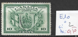 CANADA EXPRES 10 Oblitéré Côte 2 € - Exprès