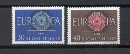 FINLANDE  N° 501 + 502   NEUFS SANS CHARNIERE  COTE  1.40€     EUROPA - Unused Stamps