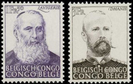 300/301** - Lutte Anti-esclavagiste / Strijd Tegen De Slavenhandel - Monseigneur Lavigerie - Baron Dhanis - CONGO - Unused Stamps