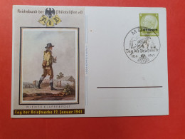 Alsace Lorraine - Entier Postal Illustré De Metz En 1941 Avec Oblitération Temporaire - D 12 - Covers & Documents