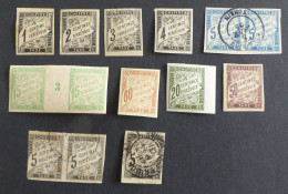 Französisch Kolonien Portomarken Lot * MH   Used      #6221 - Postage Due
