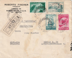 Argentine Lettre Recommandée Censurée Pour L'Allemagne 1939 - Briefe U. Dokumente