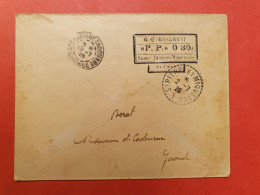 St Pierre & Miquelon - Cachet PP 0.30 Sur Enveloppe De St Pierre Pour St Seurin De Cadourne En 1926 - D 13 - Storia Postale