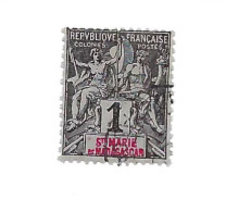 Type Groupe.1 Centime. - Used Stamps