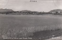 E485) DROBOLLACH Am FAAKERSEE Kärnten Gegen Dobratsch  - Alte S/W FOTO AK - Faakersee-Orte