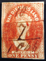 TASMANIE - VAN DIEMENSLAND                       N° 6                          OBLITERE - Used Stamps