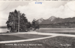 E491)  FAAKERSEE Bei VILLACH - Blick Von Der Insel Auf Mittagskogel - Kärnten - S/W FOTO AK - Faakersee-Orte