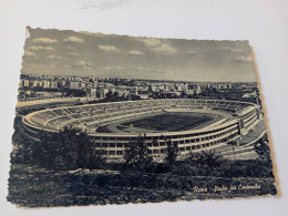 CARTOLINA ROMA- STADIO DEI CENTOMILA- VIAGGIATA 1958 - Stadiums & Sporting Infrastructures