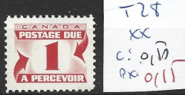 CANADA TAXE 28 ** Côte 0.50 € - Port Dû (Taxe)