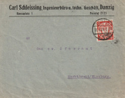 Danzig Lettre 1926 - Brieven En Documenten