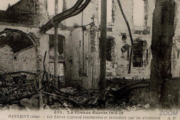 60 RANTIGNY - LEs USINES LEGRAND Bombardées Et Incendiées Par Les Allemands - N°454 A. R. - LA GRANDE GUERRE 14-15 - Rantigny