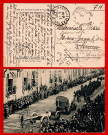 CPA GP V - GUERRE 14-18 - BRUXELLES 22 Novembre 1918 Entrée Du Roi Et Des Troupes Alliées Françaises - Foyer Orphelins - Festivals, Events