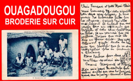 CPA TGP V - OUAGADOUGOU - 79. BRODERIE SUR CUIR - Mission D'ouagadougou (Haute Volta) - Burkina Faso