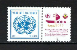 UNO, Wien (W 26), 2013, Mi.-Nr.: 797 ZF Doha Postfrisch - Unused Stamps