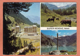 SUPER NENDAZ - VALAIS - MULTIVUES - VACHES - ECRITE - Nendaz