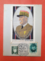 Carte Maximum Pétain En 1943 - Petites Rousseurs - D 27 - 1940-1949