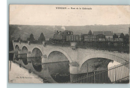 55 VERDUN - CPA NV - TRAIN DE MARCHANDISES SUR LE PONT DE LA GALAVAUDE - Locomotive à Vapeur - Kunstwerken