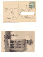 4803) SAN MARINO 5c Isolato 1910 CARTOLINA X ROMA - Briefe U. Dokumente