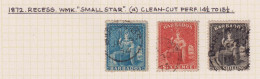 BARBADOS  - 1872 Britannia Wm Small Star P141/2x151/2 Set Used As Scan - Barbados (...-1966)