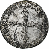 France, Louis XIII, 1/4 Ecu, 1615, Rouen, TTB, Argent, Gadoury:27 - 1610-1643 Ludwig XIII. Der Gerechte