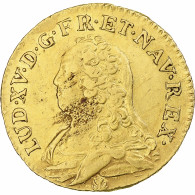 France, Louis XV, Louis D'or Aux Lunettes, 1733, Riom, Or, TTB, Gadoury:340 - 1715-1774 Luis XV El Bien Amado