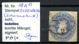 071123  ANCIEN ETAT ALLEMAND  OLDENBURG  N° 18A - Oldenbourg