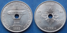 LAOS - 50 Cents 1952 KM# 6 Kingdom Sisavang Vong (1949-1959) - Edelweiss Coins - Laos